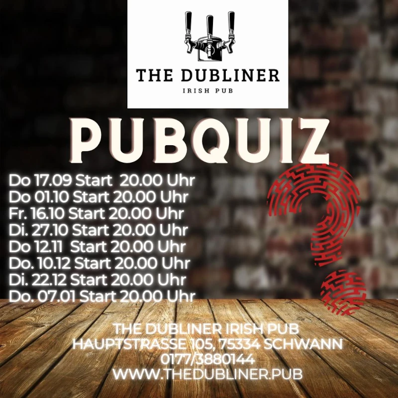 Pub-Quiz im The Dubliner